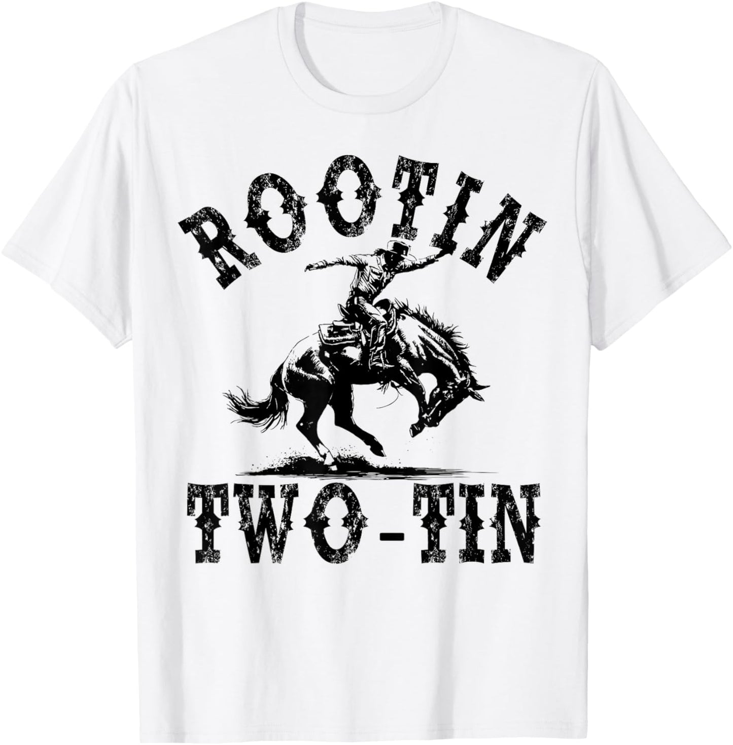 Rootin Two-tin 2 Years Old Cowboy It's My 2nd Birthday Boy T-Shirt - T-Shirt | White