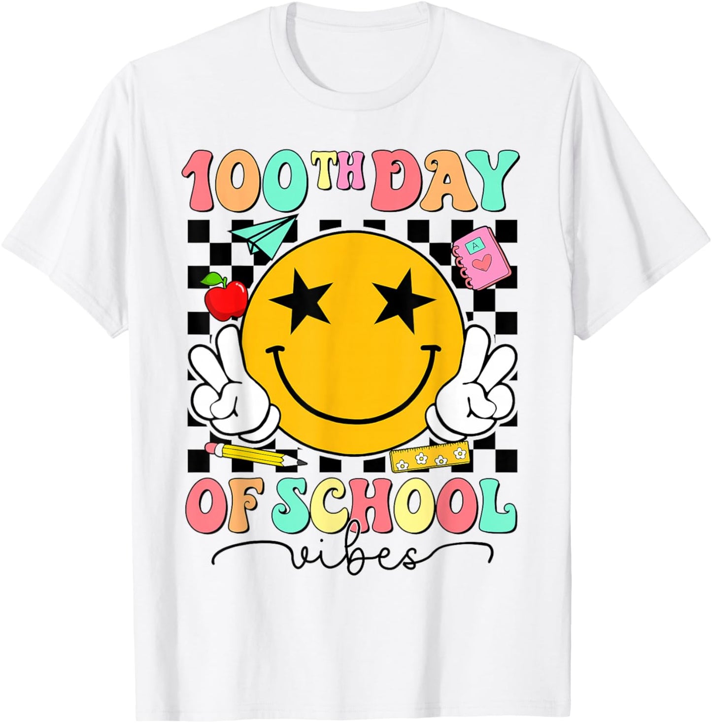 100 Days of School T-Shirt - T-Shirt | White