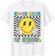 Retro Groovy 67 +33 Days of School 100th Day Kids Boys Girls T-Shirt - T-Shirt | White