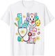 Love Clinic Life Bunny Stethoscope Easter T-Shirt - T-Shirt | White