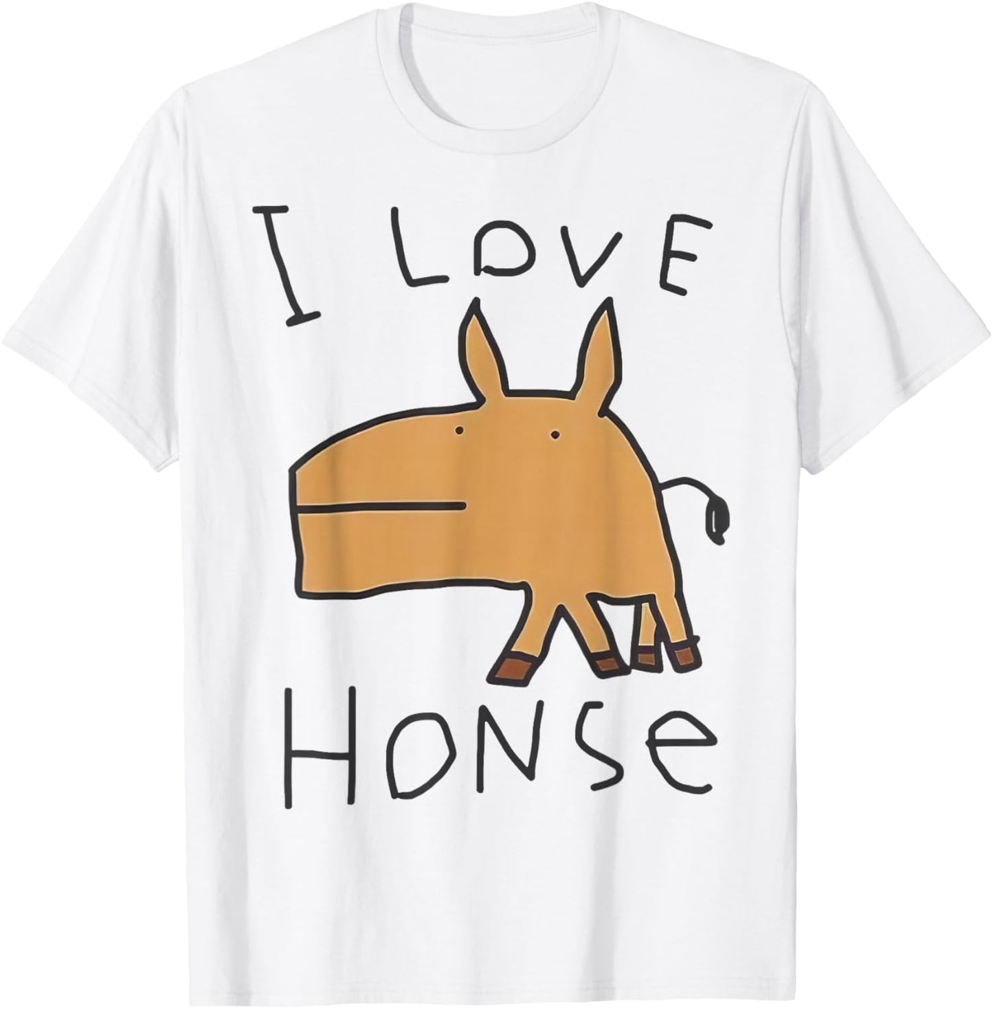 I Love Honse T-Shirt - T-Shirt | White