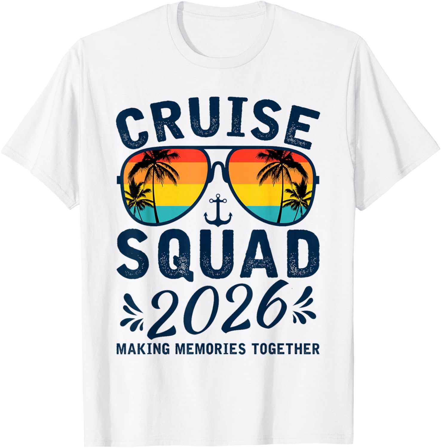 Cruise Squad 2026 Summer Vacation Matching Family Group T-Shirt - T-Shirt | White