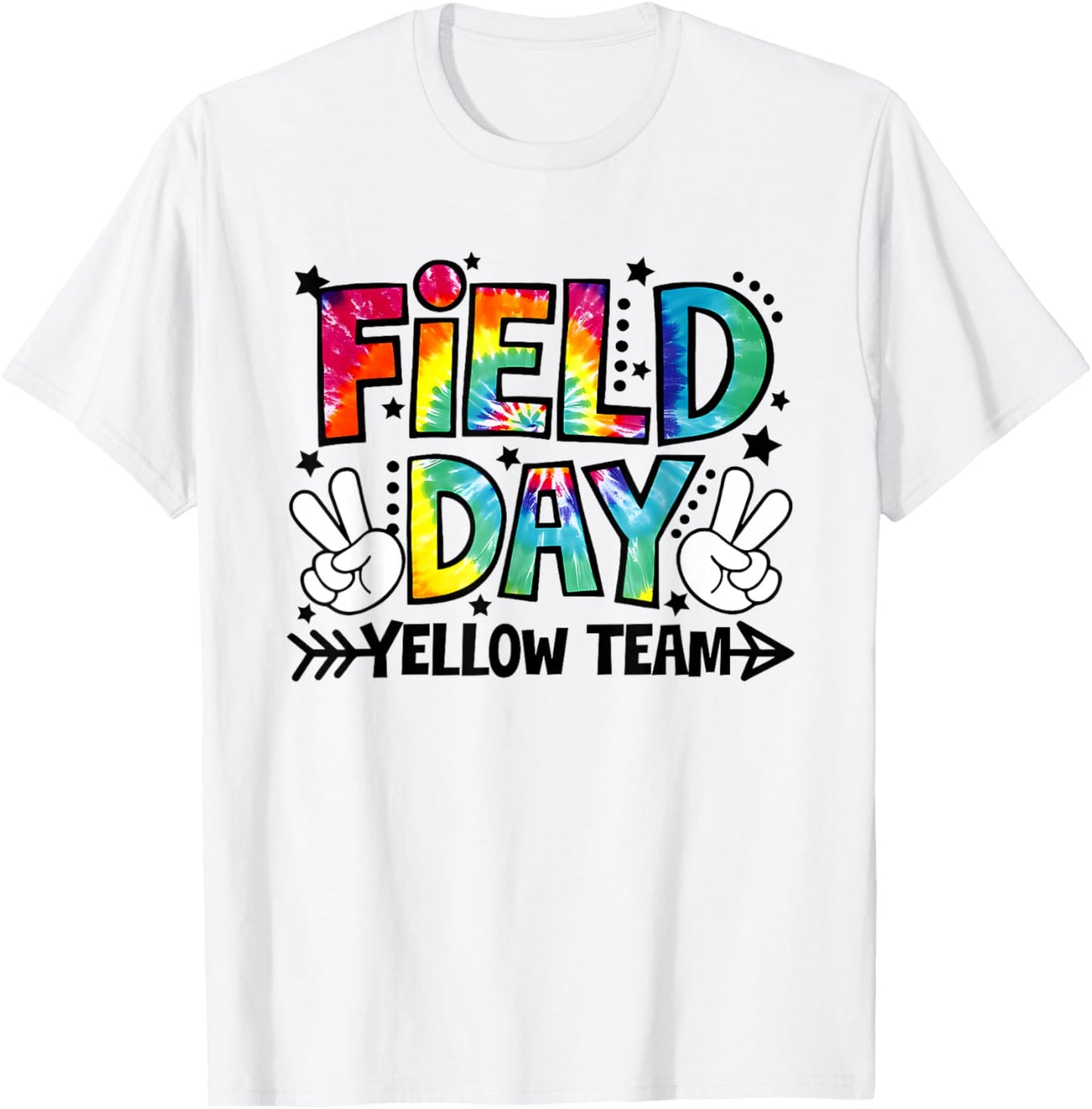 Field Day Yellow Team Funny for Teacher Kids Field Day Games T-Shirt - T-Shirt | White