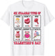 Six Syllables Phonetics Educational Kids Teacher Valentine T-Shirt - T-Shirt | White