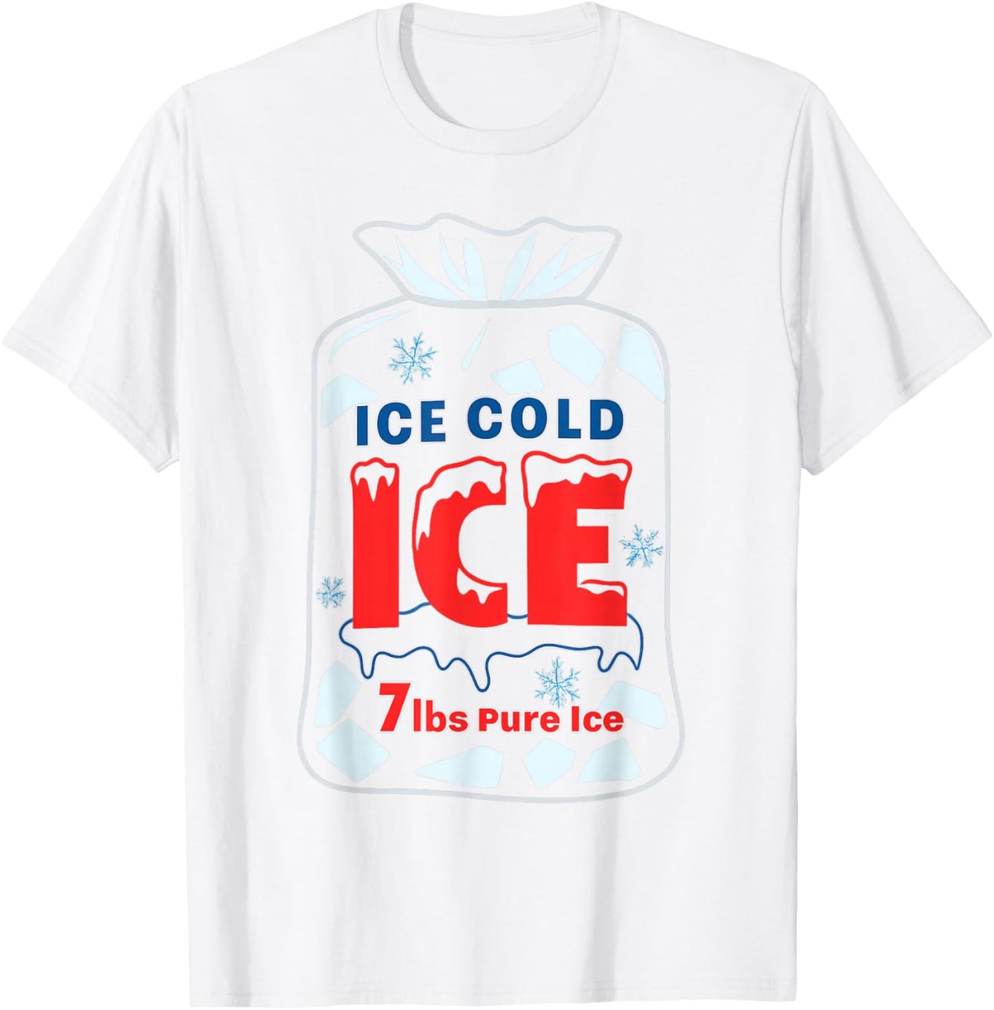 Bag of Ice Halloween Costume T-Shirt - T-Shirt | White
