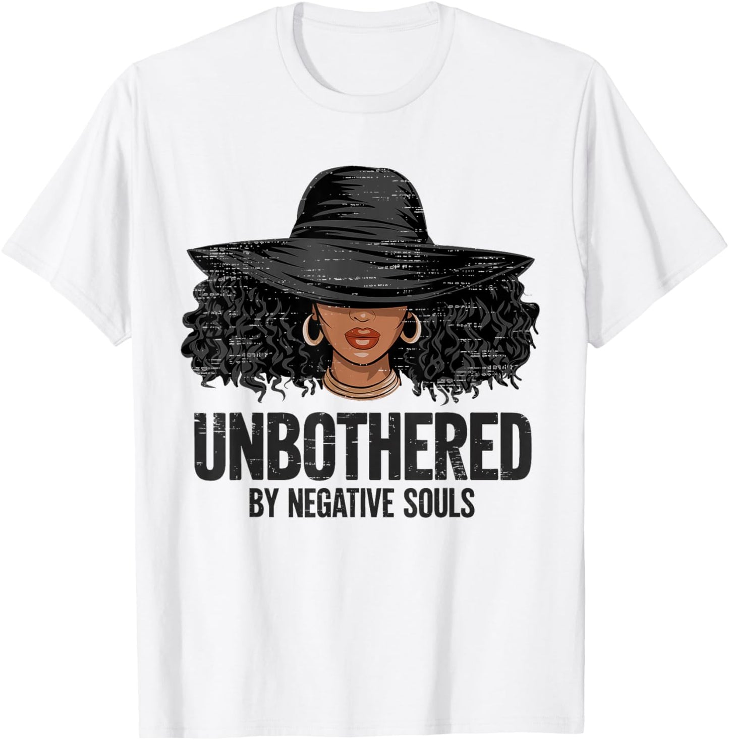 Unbothered Black History African Women Melanin Black Queen T-Shirt - T-Shirt | White