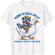 Born to Dilly Dally Forced to Pick Up The Pace Goose Raccoon T-Shirt - T-Shirt | White