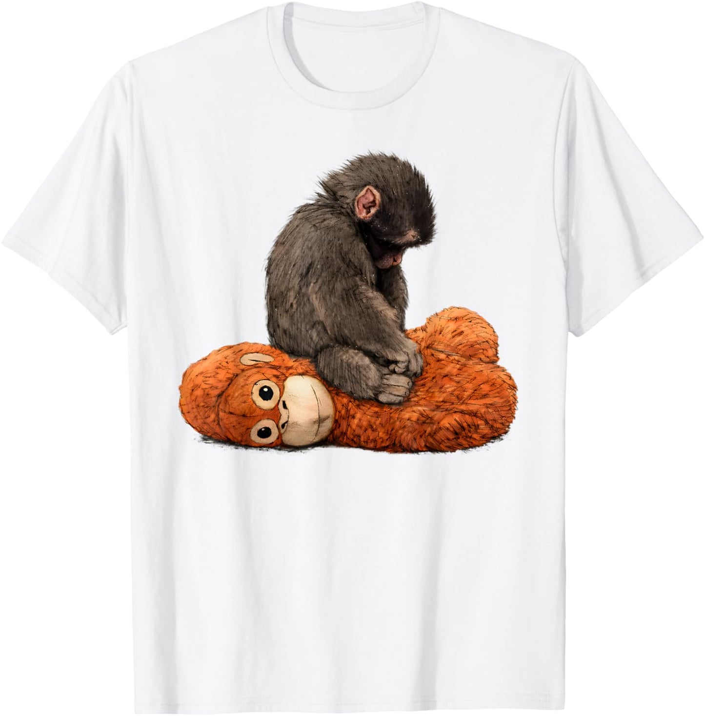 Baby Monkey Punch T-Shirt - T-Shirt | White