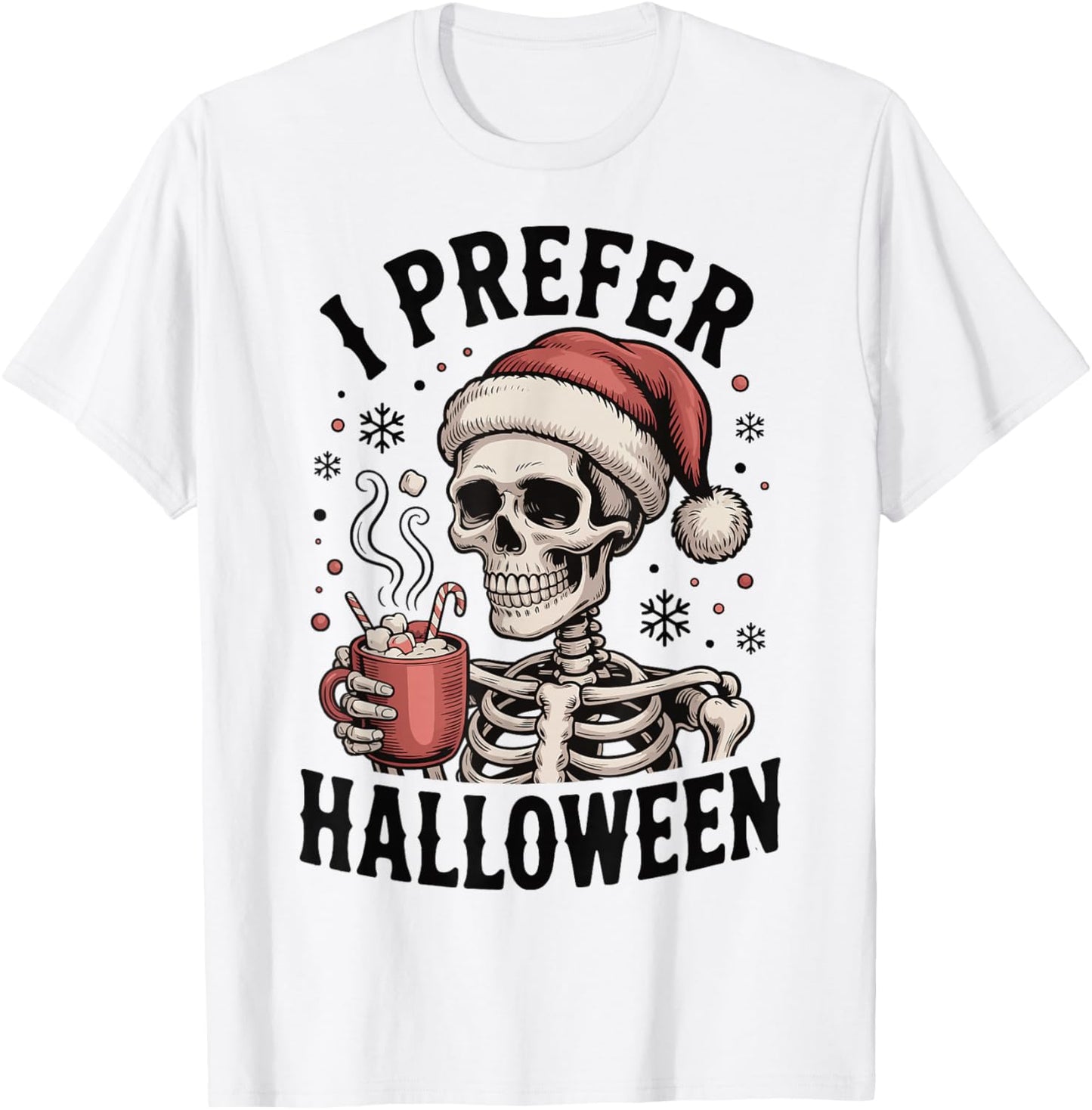 I Prefer Halloween T-Shirt - T-Shirt | White