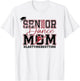 Retro Dance Senior Mom 2026 Dancing Senior Mom Class of 2026 T-Shirt - T-Shirt | White