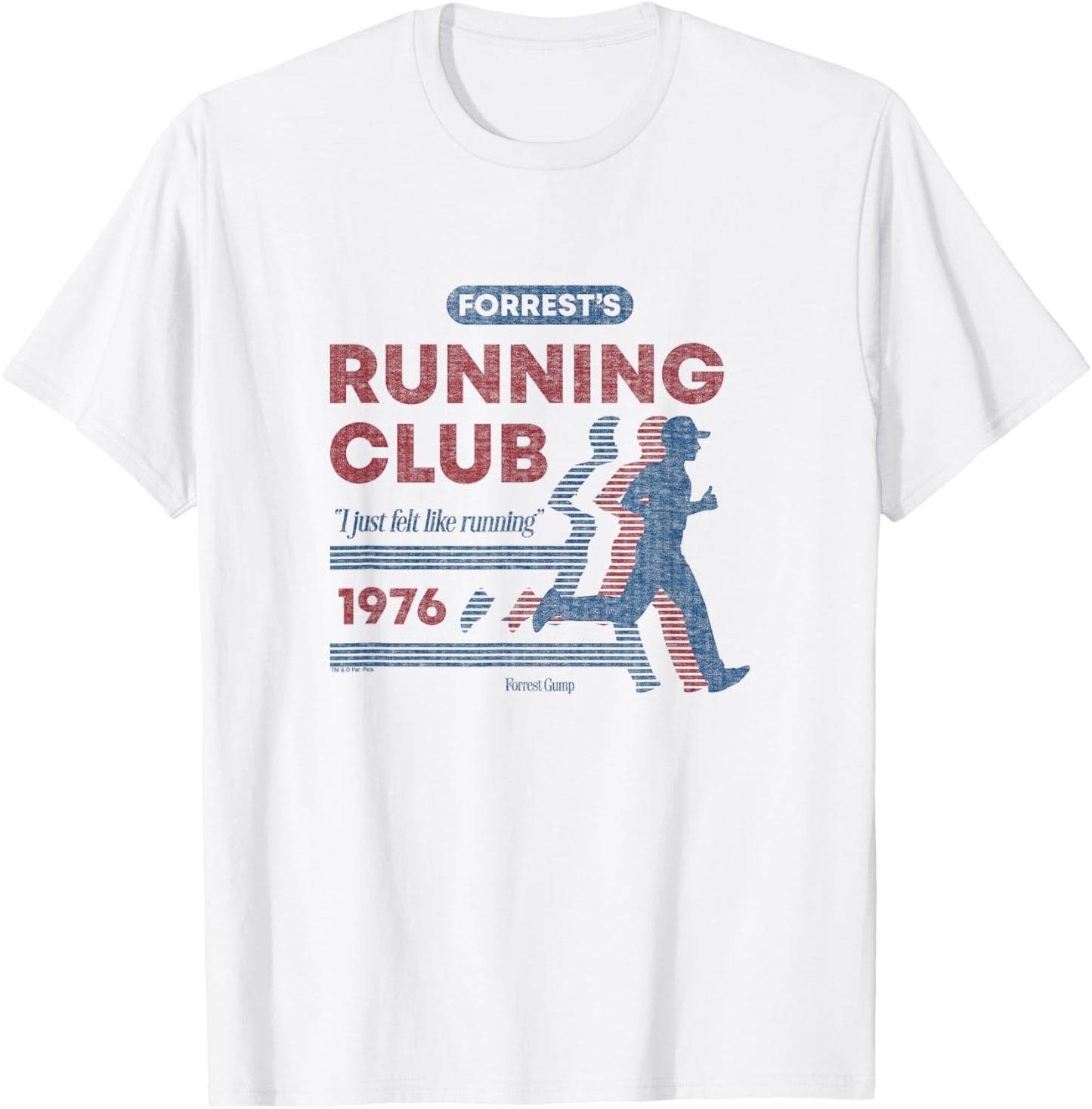Forrest Gump - Running Club - Just Felt Like Running T-Shirt - T-Shirt | White