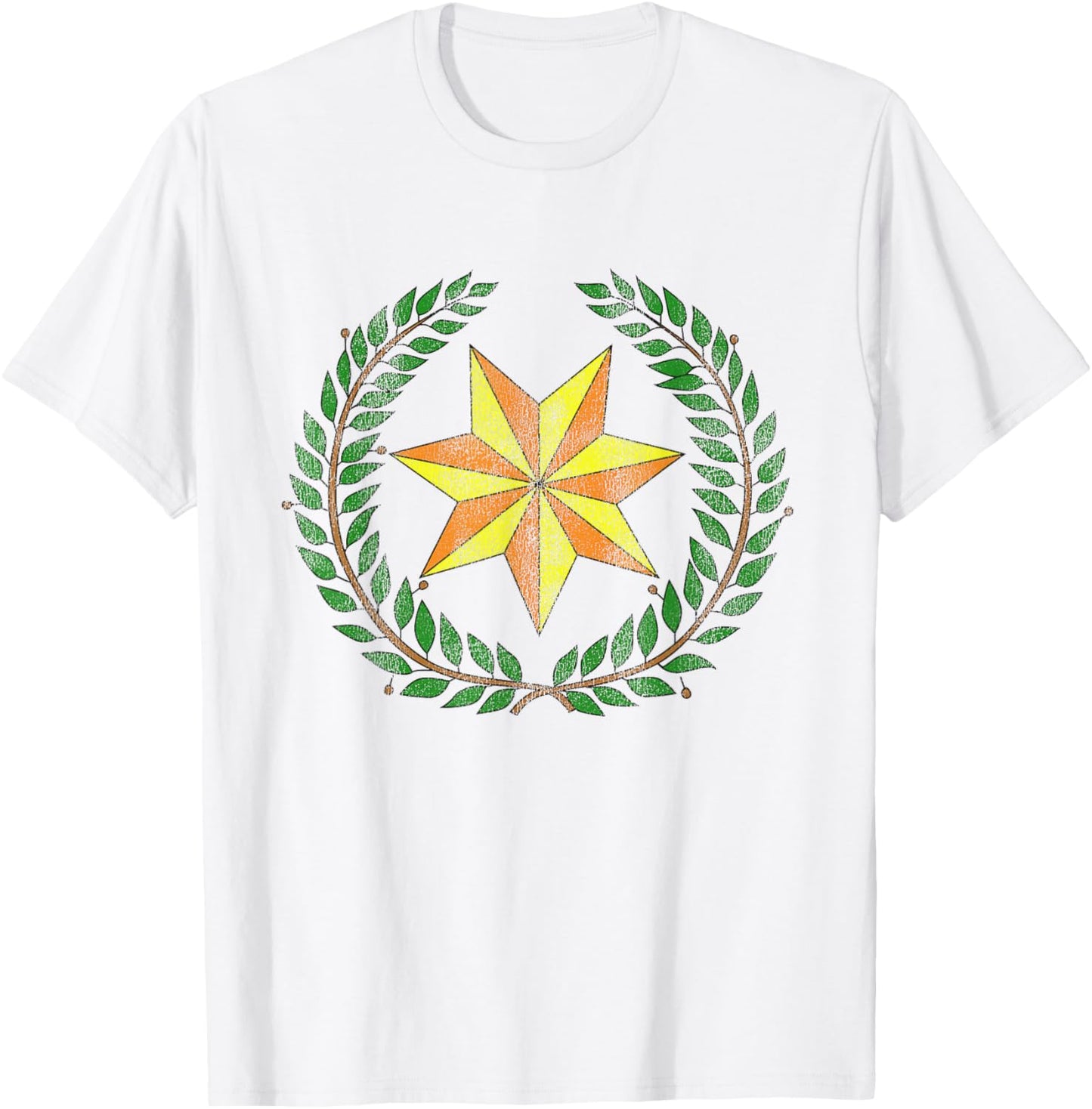 Vintage Cherokee Nation Flag Seal Native American T-Shirt - T-Shirt | White