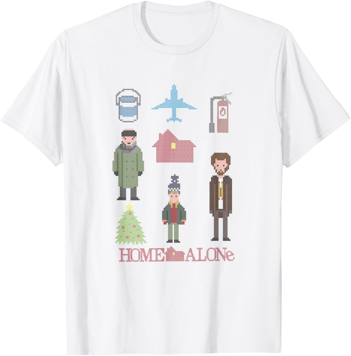 Home Alone Kevin Traps Wet Bandits Vintage T-Shirt - T-Shirt | White