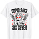 Cupid Says Six Seven 67 Meme Gen Alpha Slang Valentines Day T-Shirt - T-Shirt | White