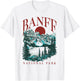 Banff National Park Canada Vintage Inspired T-Shirt - T-Shirt | White
