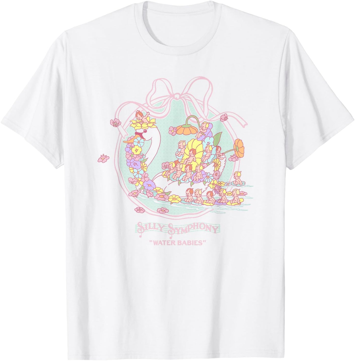 Disney Silly Symphonies Water Babies Coquette Portrait T-Shirt - T-Shirt | White