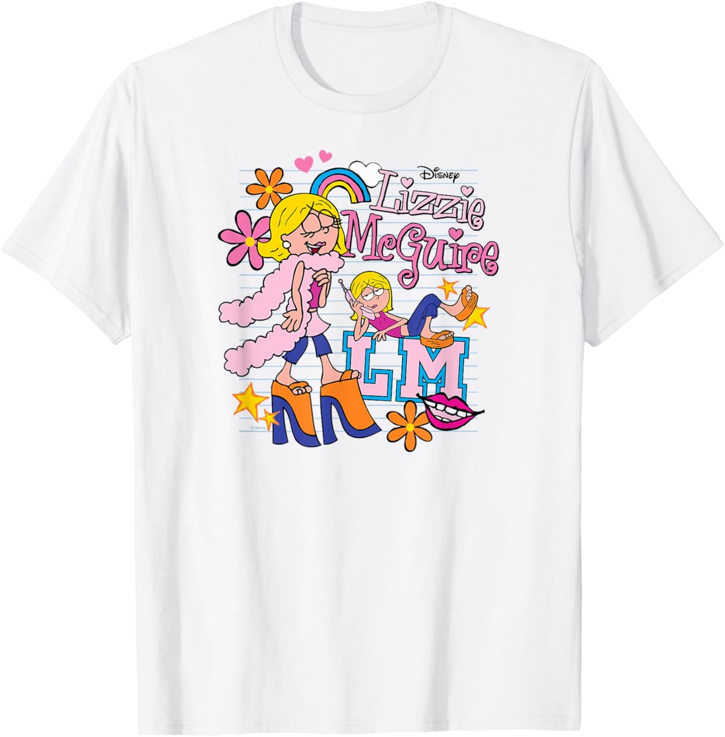 Lizzie McGuire - Fashionista - Notebook T-Shirt - T-Shirt | White