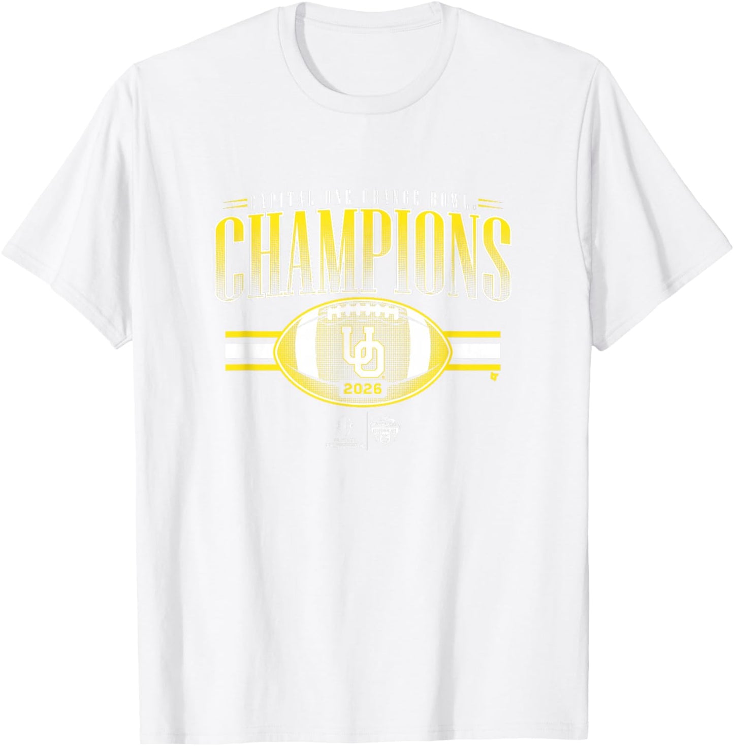 Oregon Ducks 2025-26 College Football Playoff Orange Bowl T-Shirt - T-Shirt | White