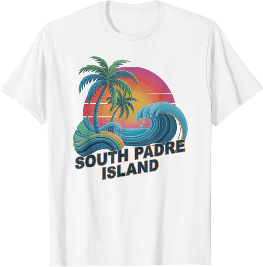 Cute South Padre Island Vacation Surfer Trip Family All T-Shirt - T-Shirt | White