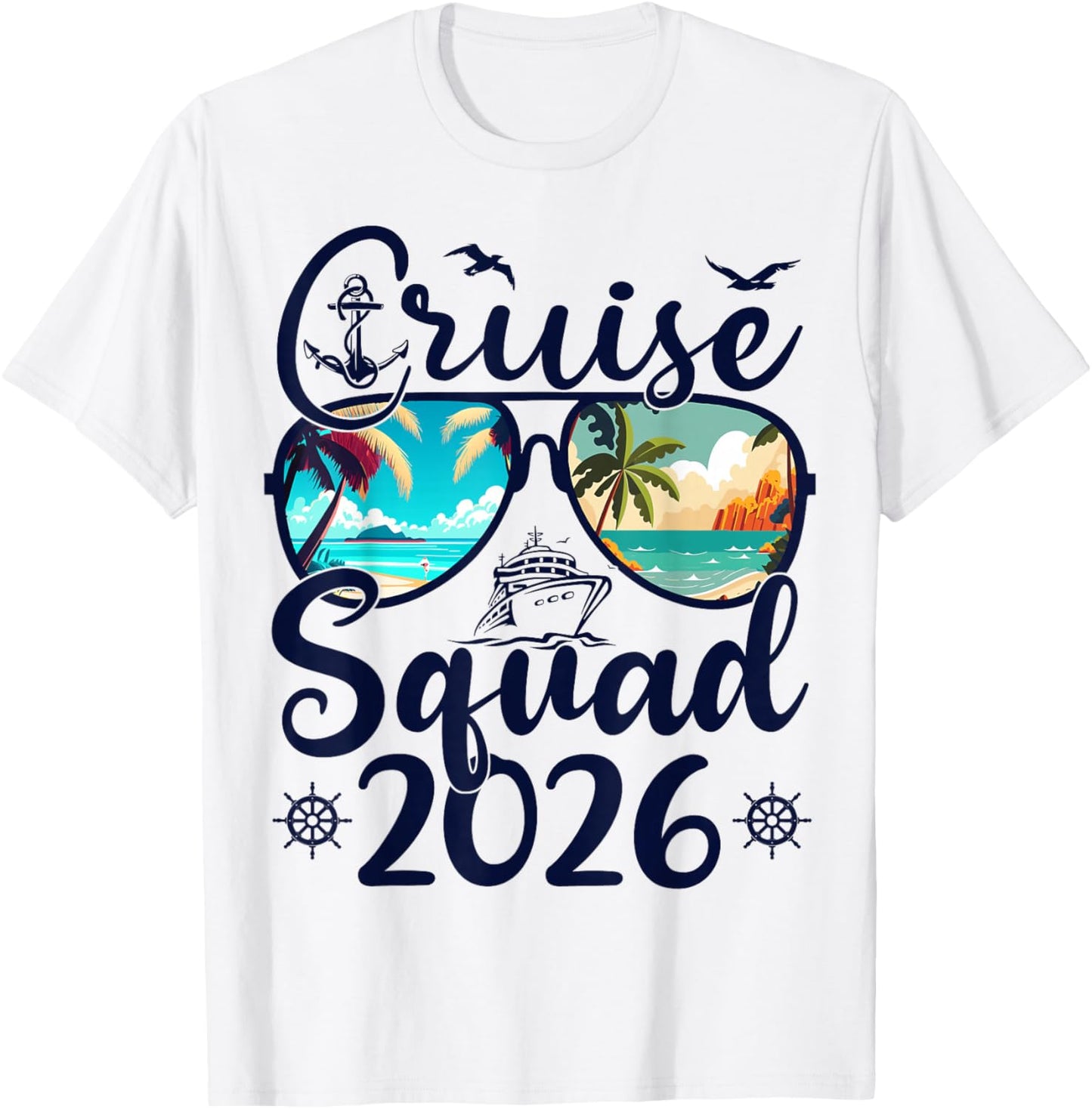 Cruise Squad 2026 Summer Vacation Matching Family Cruise T-Shirt - T-Shirt | White