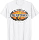 Survivor Vintage Distressed Logo Competition Reality TV T-Shirt - T-Shirt | White