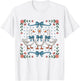 Vintage Country Geese and Flowers Bows 80s 90s Style Goose T-Shirt - T-Shirt | White
