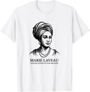 Marie LAVEAU Voodoo Queen T-Shirt - T-Shirt | White