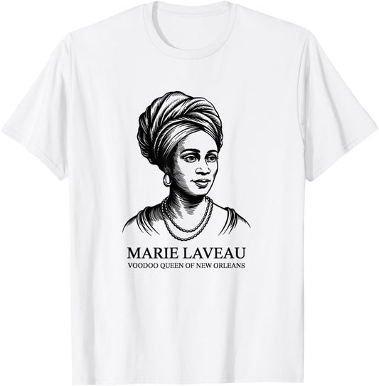 Marie LAVEAU Voodoo Queen T-Shirt - T-Shirt | White