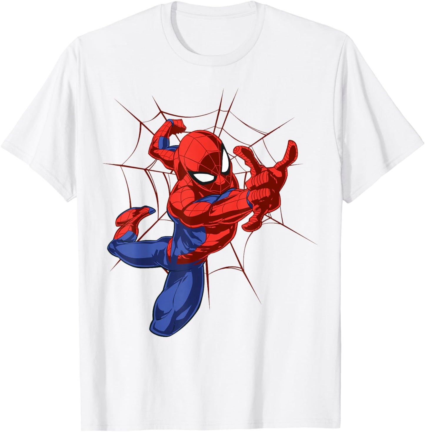 Marvel Comics Spider-Man Web Slinger Cool Action T-Shirt - T-Shirt | White