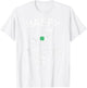 St.Patrick's T-Rex Dinosaur Shamrock Happy St. Pat-Rex Day T-Shirt - T-Shirt | White