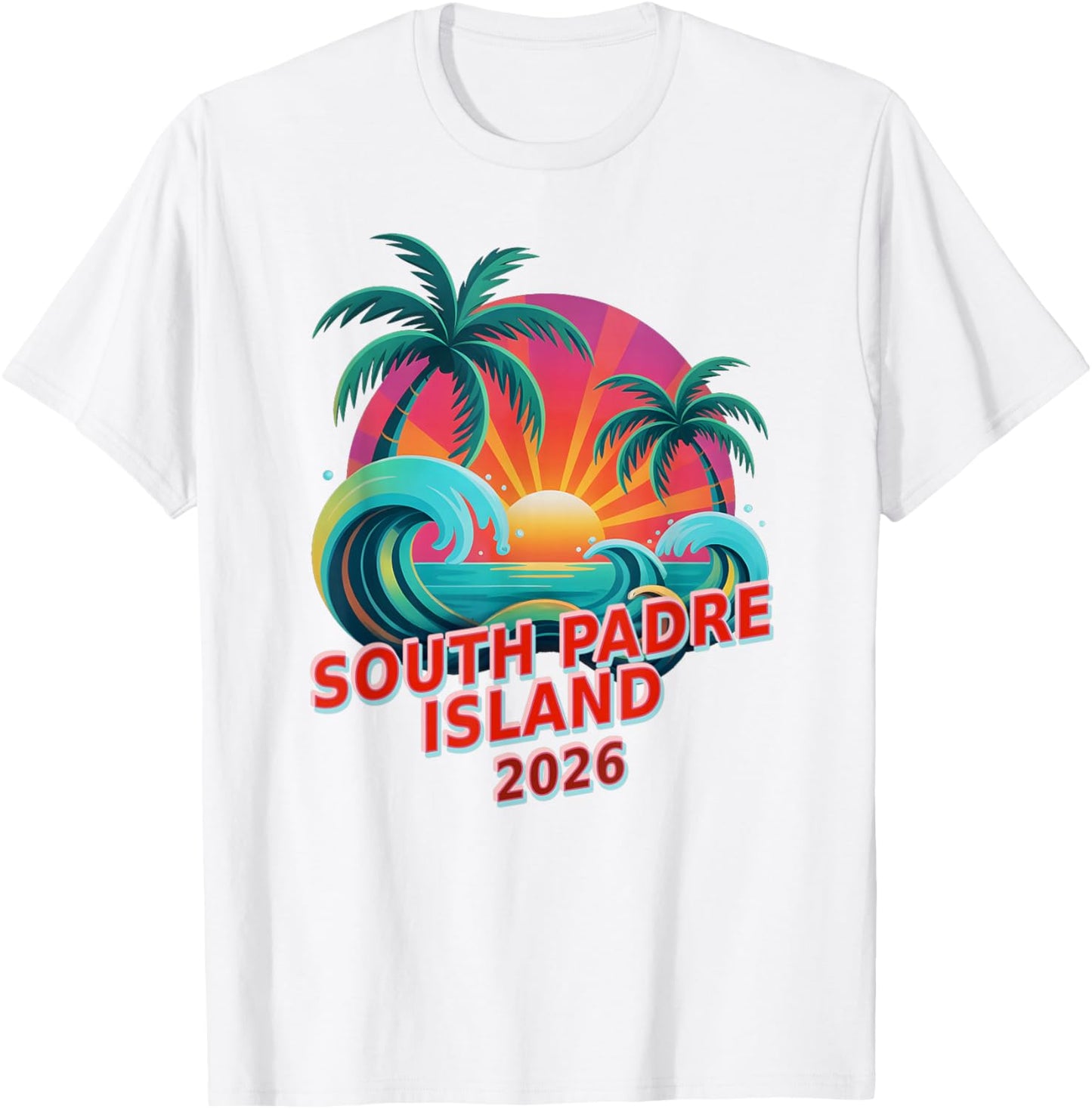 All Girls South Padre Island 2026 Birthday Trip Pink T-Shirt - T-Shirt | White