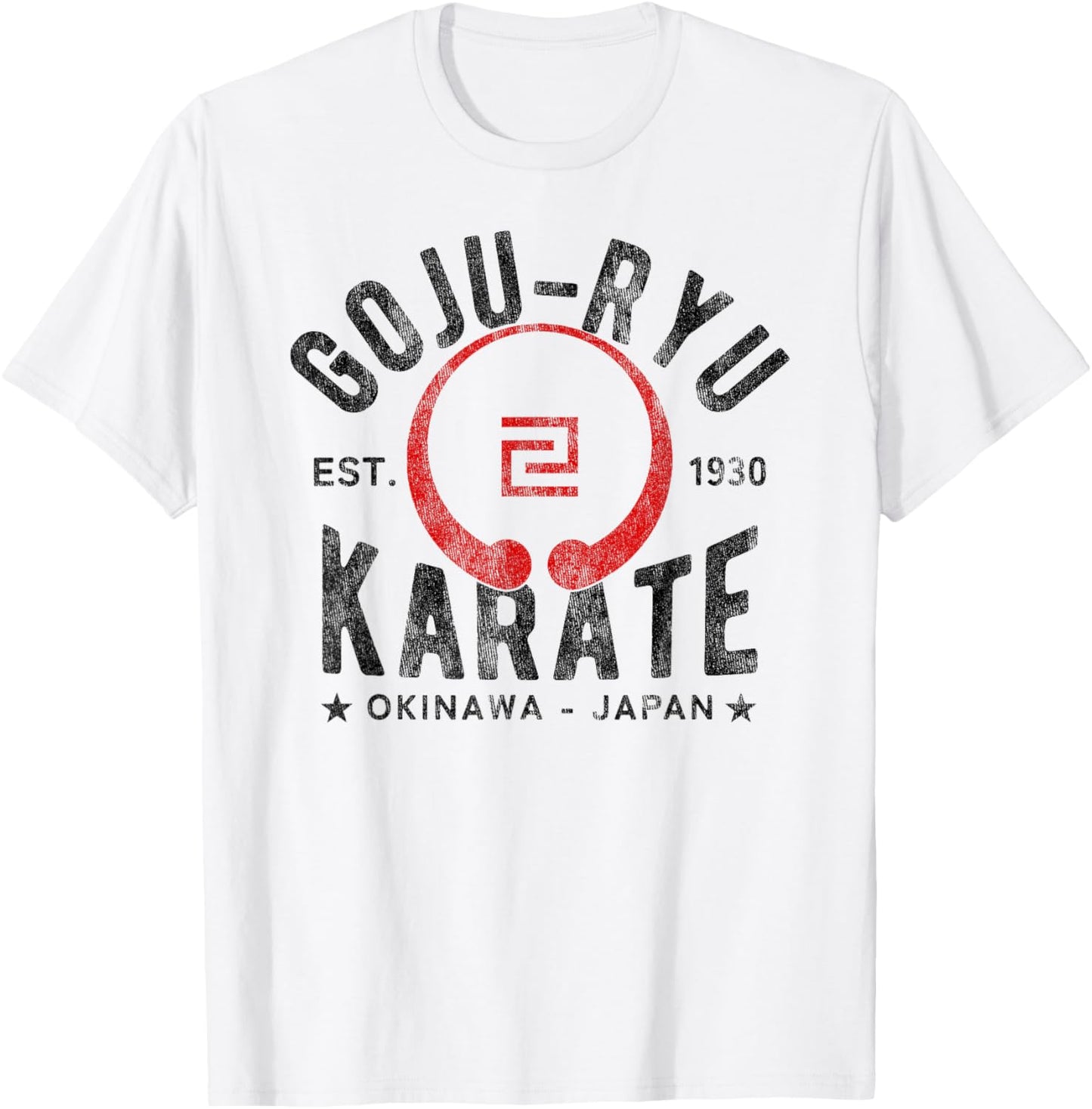 Goju Ryu Karate Do Martial Arts Japan Okinawa Vintage T-Shirt - T-Shirt | White