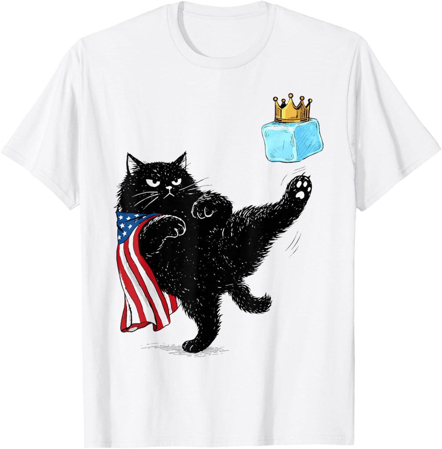 Abolish ICE Cat Resist T-Shirt - T-Shirt | White