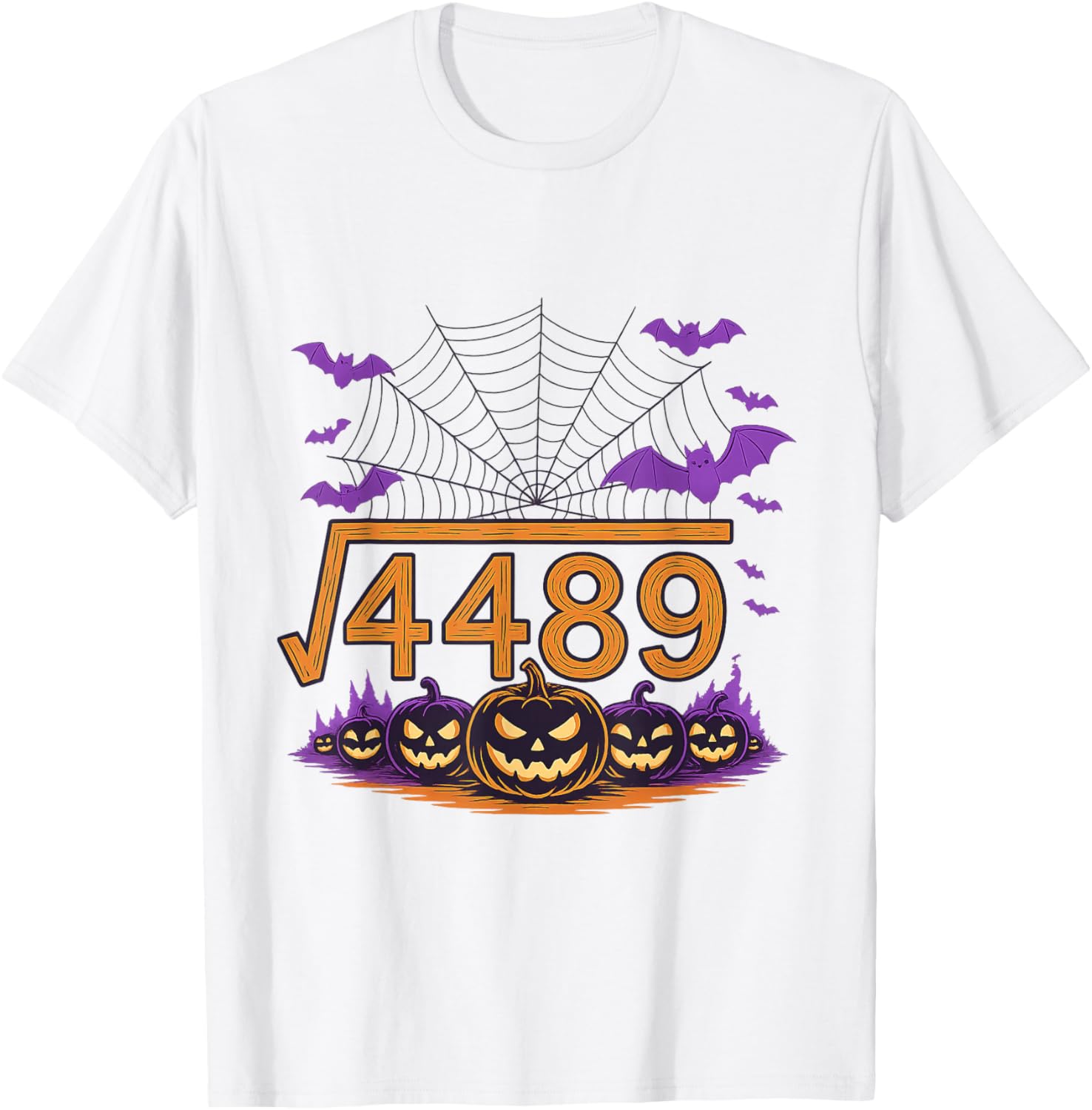 67 Meme Square Root 4489 Slang Math Halloween Costume T-Shirt - T-Shirt | White