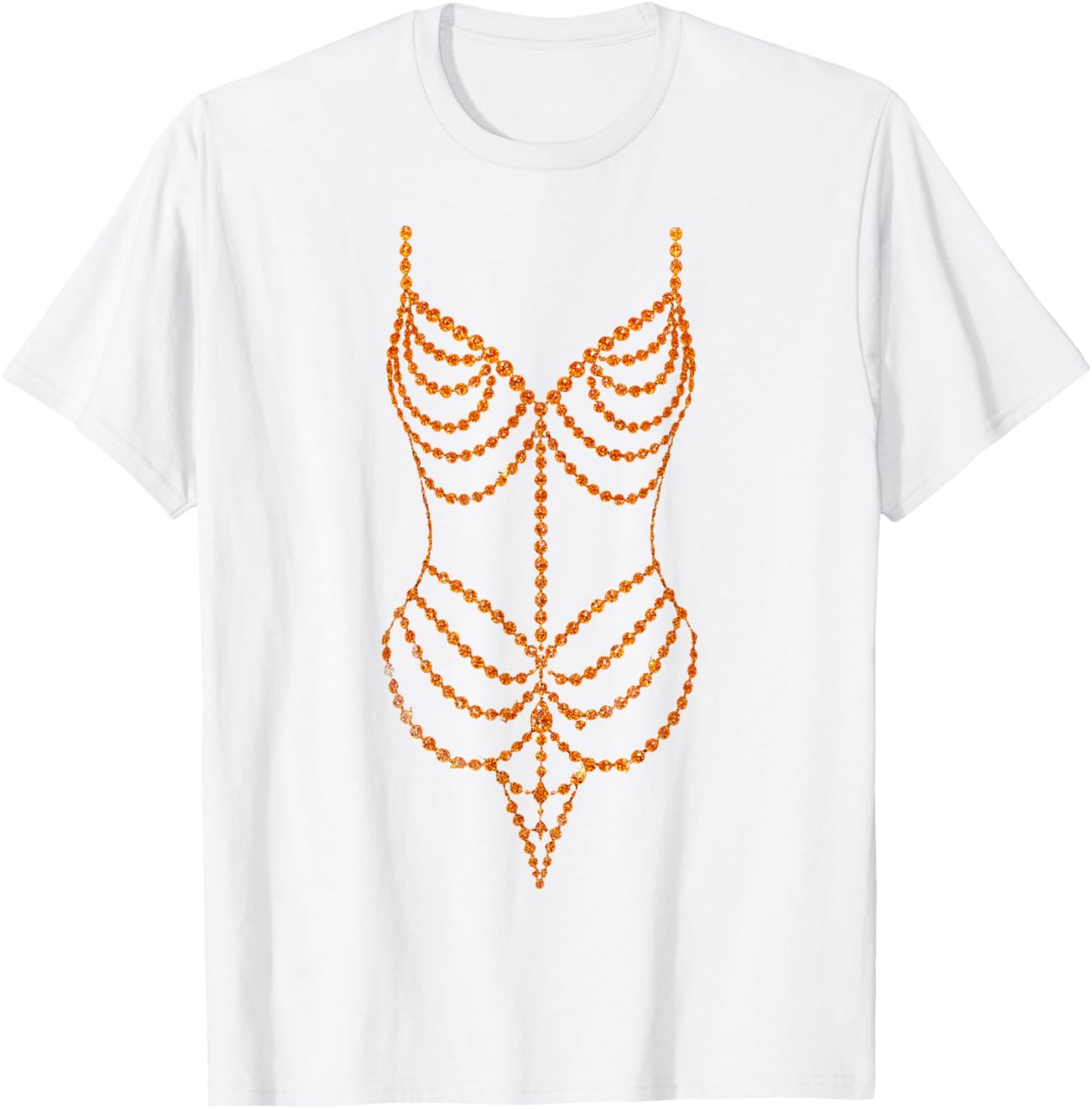 Showgirl Halloween Costume T-Shirt - T-Shirt | White