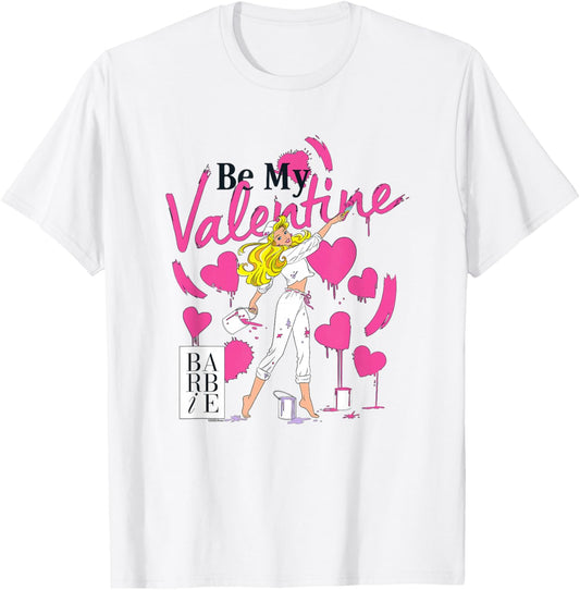 Barbie Be My Valentine T-Shirt - T-Shirt | White