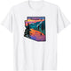 Arizona Fly Fishing Retro Sunset State Outline T-Shirt - T-Shirt | White