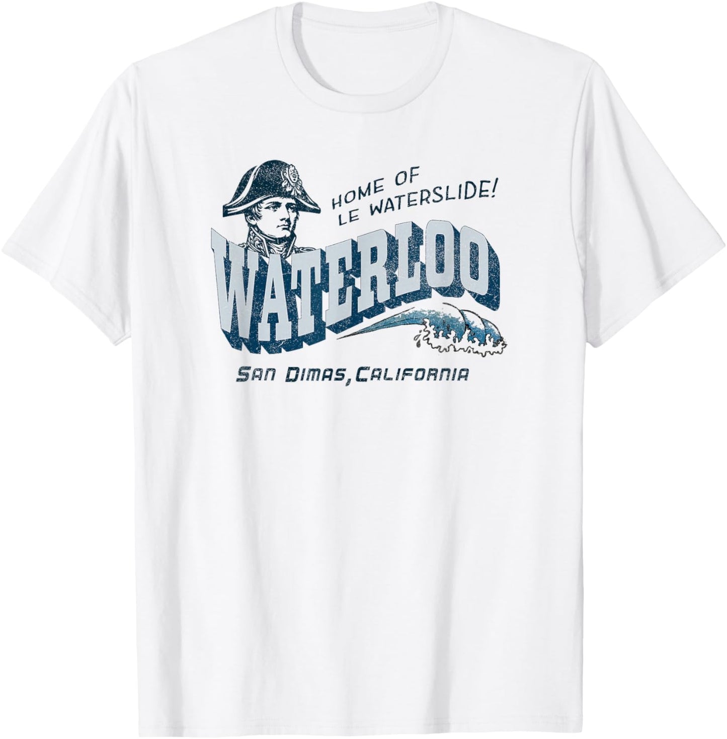 Waterloo Bill Ted Funny 80s Classic Graphic T-Shirt - T-Shirt | White