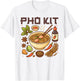 pho kit Funny Japanese Food Vintage Ramen pho kit T-Shirt - T-Shirt | White