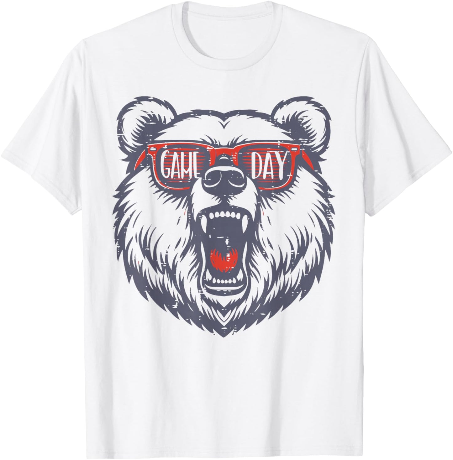 Bear Sunglasses Women Men Kids Boys Girls Youth Teen T-Shirt - T-Shirt | White
