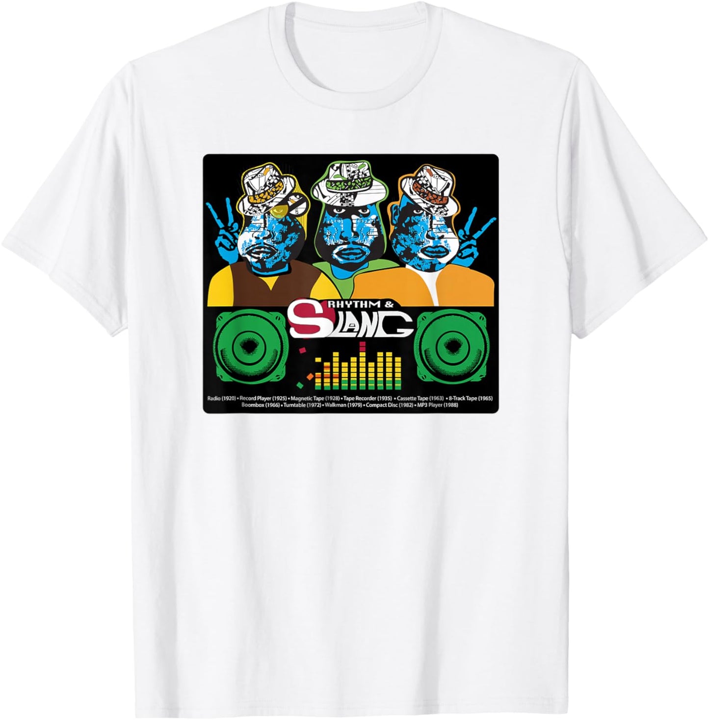 Rhythm and Slang - Original Art Apparel, Color Wheel Edition T-Shirt - T-Shirt | White