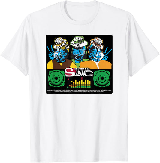 Rhythm and Slang - Original Art Apparel, Color Wheel Edition T-Shirt - T-Shirt | White