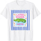 Later Kinder Grader Striped Last Day of School Summer Break T-Shirt - T-Shirt | White