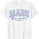 Made for More Blue Chinoiserie Christian Jesus Women Girls T-Shirt - T-Shirt | White