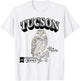 Tucson Festival of Books | TFOB 2020 | Owl Mascot T-Shirt - T-Shirt | White