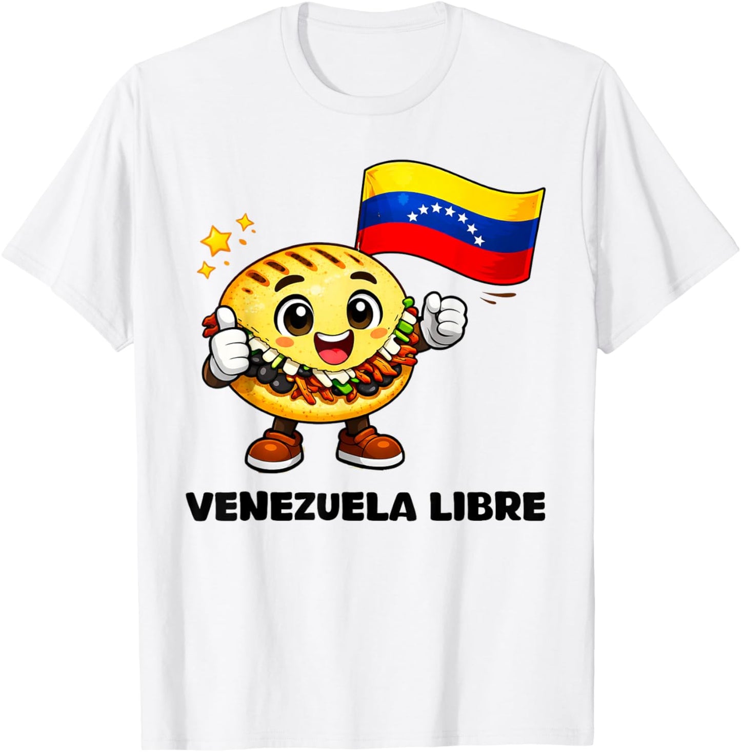 Venezuela Libre Venezuelan Freedom Strong Proud Pride T-Shirt - T-Shirt | White