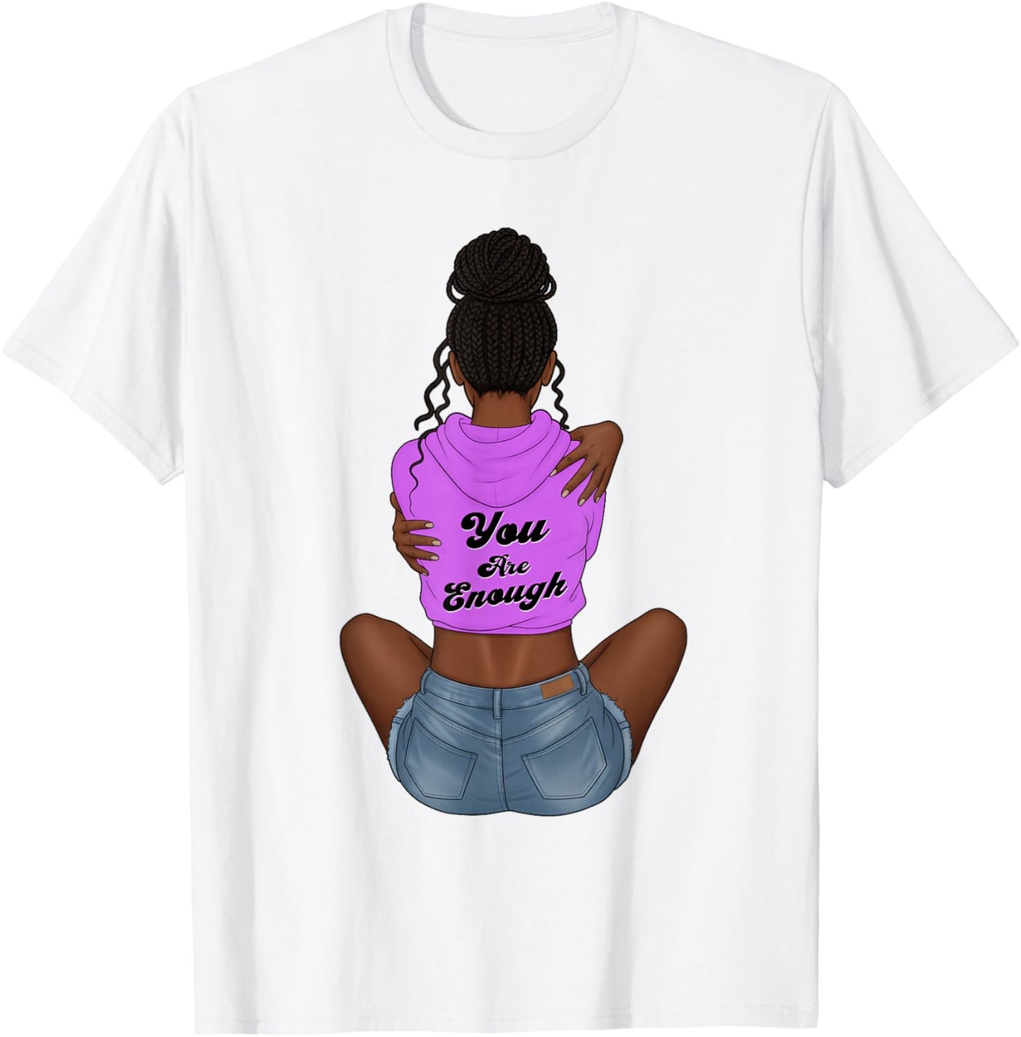 Enough Black History Month Juneteenth African American T-Shirt - T-Shirt | White