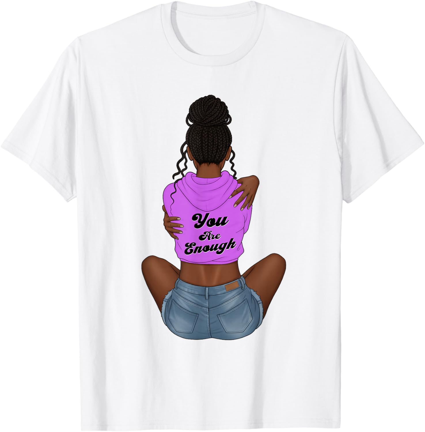 Enough Black History Month Juneteenth African American T-Shirt - T-Shirt | White