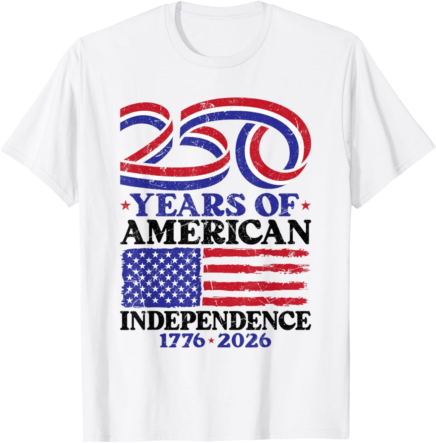 250th Birthday USA 250 Years Independence T-Shirt - T-Shirt | White
