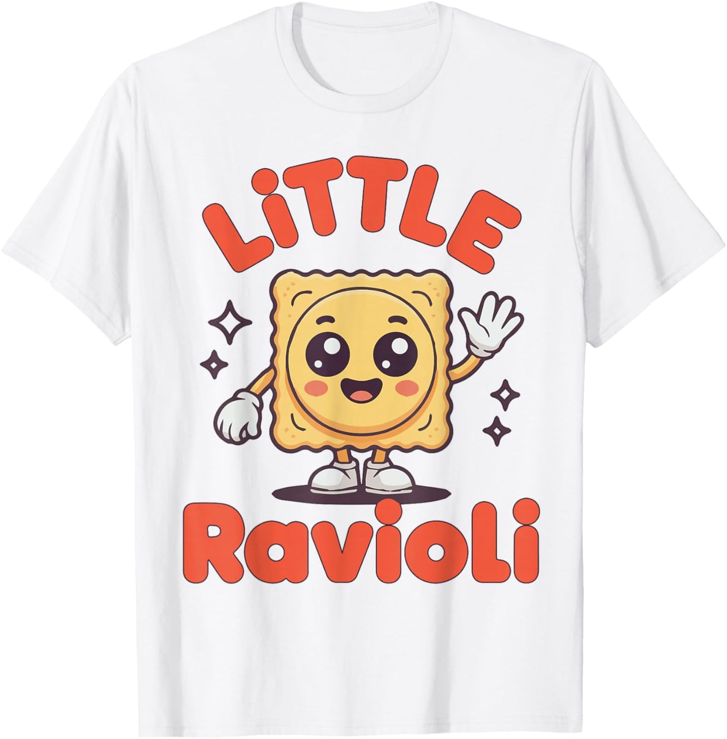 Little Ravioli Funny Italian Food Toddler Italian Italy Kid T-Shirt - T-Shirt | White